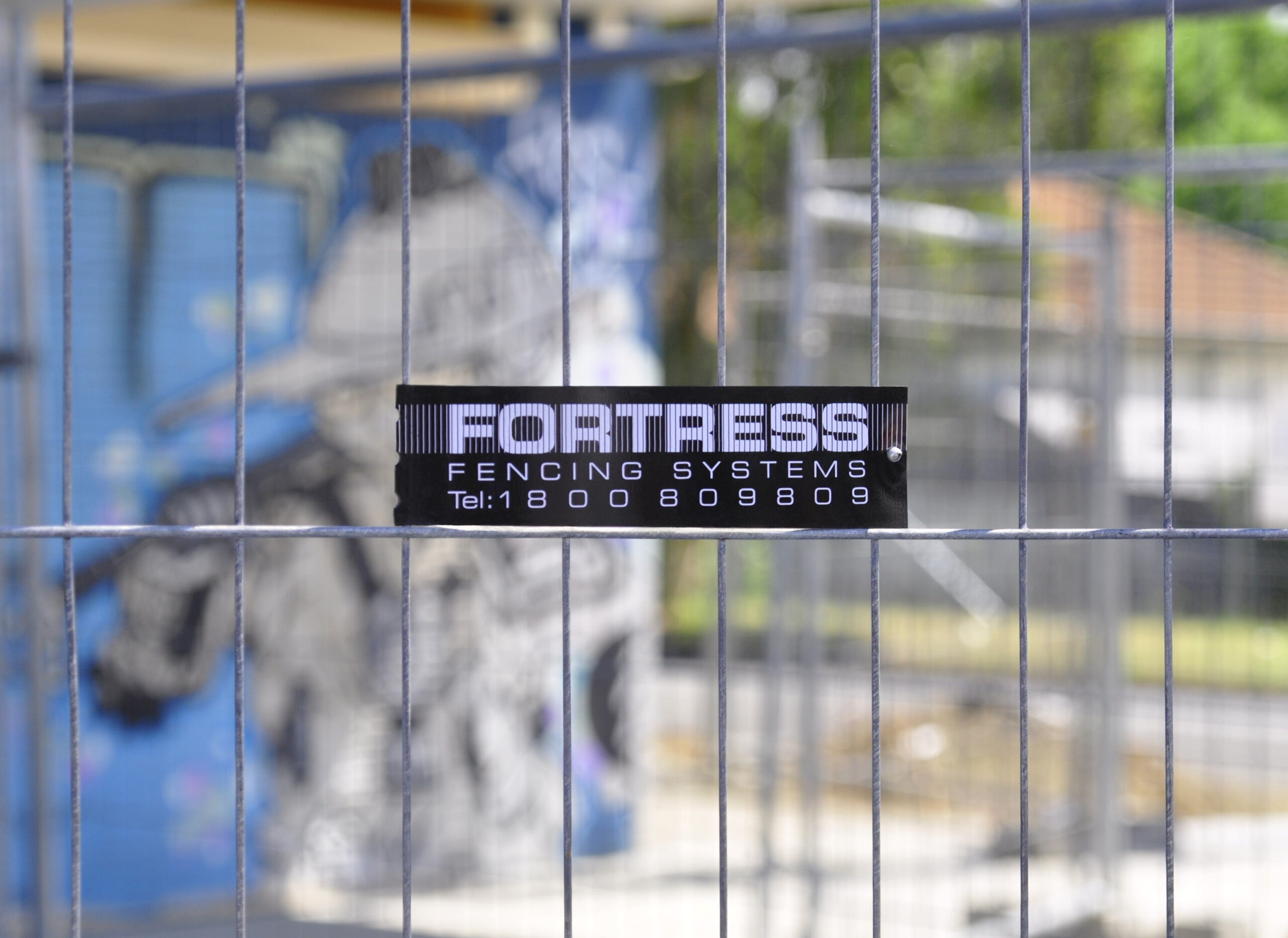 Fortress Fencing Systems sign