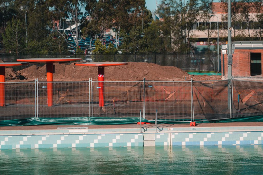 Fortress provides pool fencing for safety during construction