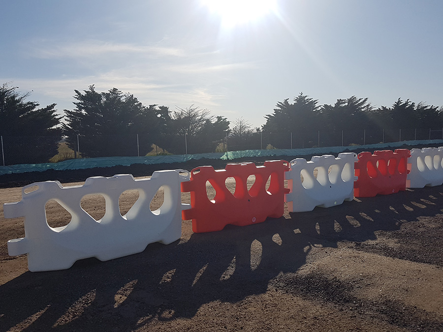 Water Filled Barriers for Victorian Prison Construction