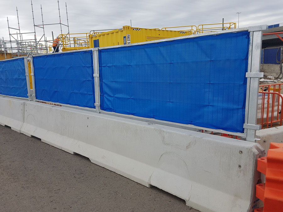 Fortress MASH compliant concrete barriers