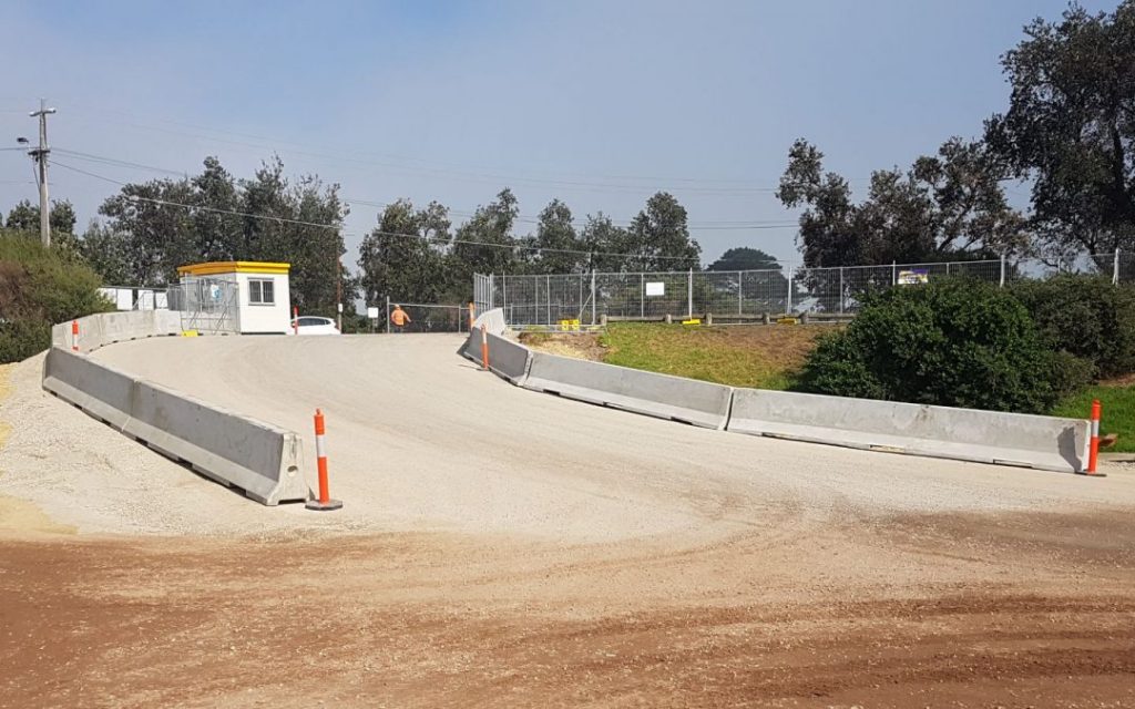 Concrete Barriers Improve Safety During Level Crossing Removal