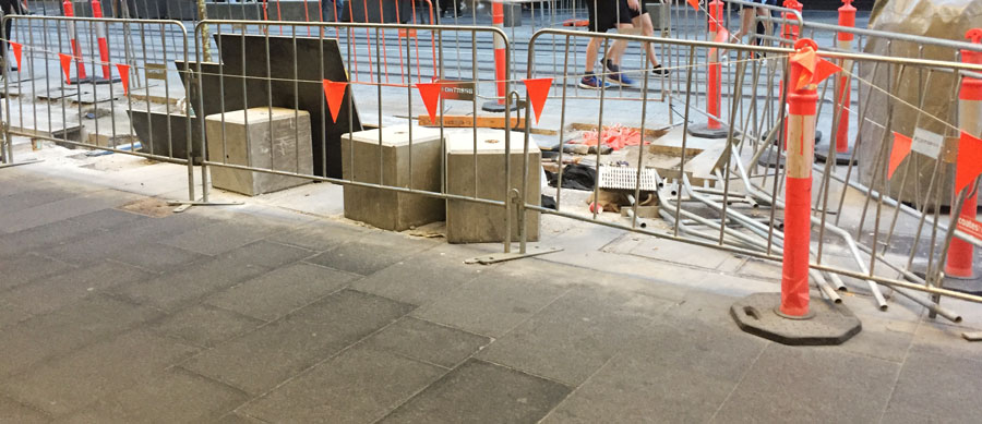 Sydney CBD Crowd Control Barriers
