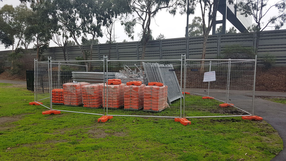 Laing O’Rourke use Temporary Fencing in Melbourne