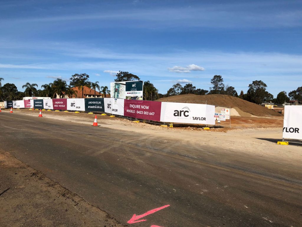 Premium Banner Mesh – Arc at Austral Residential Development