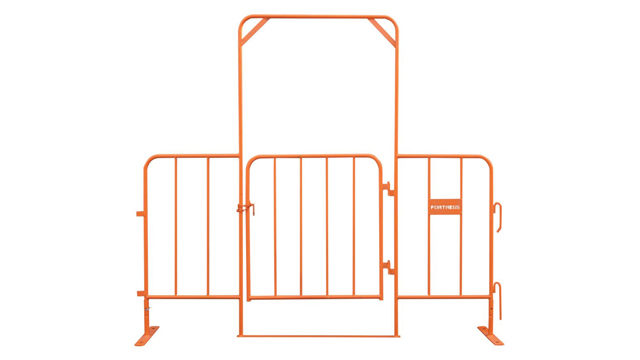 Crowd Control Barrier Gate – Orange