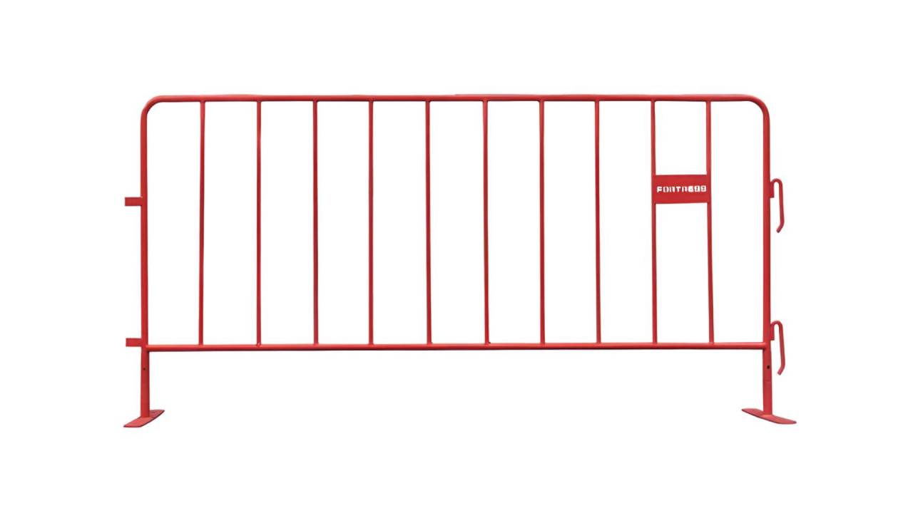 Crowd Control Barrier Red