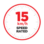 15km/hr speed rated icon