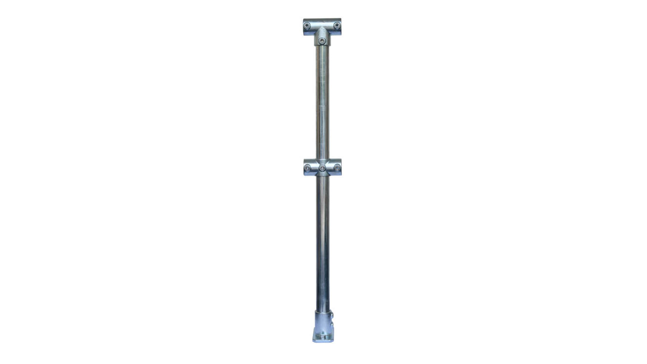 Standard Double Rail 4020-D48 Mid Post - Gal