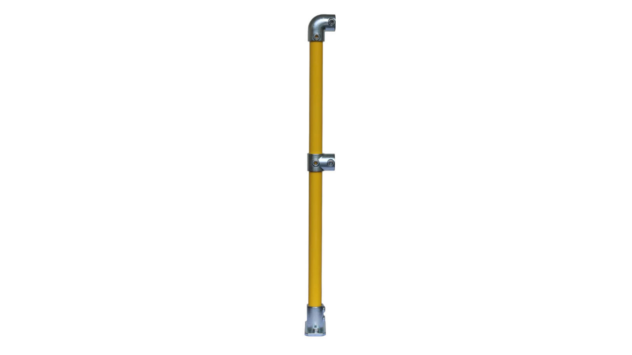 Standard Double Rail 4020-D48 End Post - Yellow