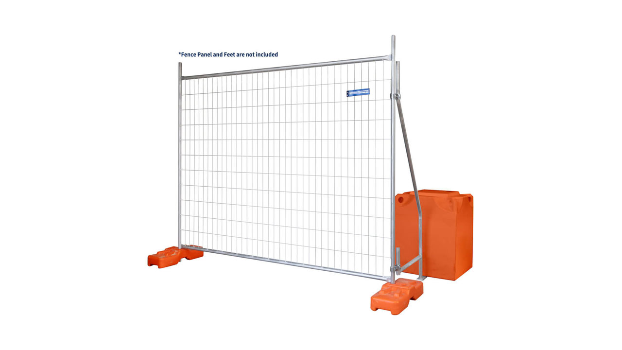 Water Filled Ballast Block 250kg Orange with panel