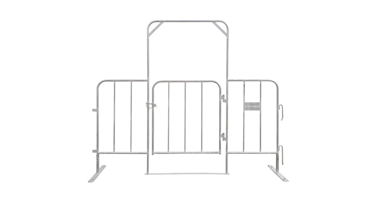 Crowd Control Barrier Gate Galvanised